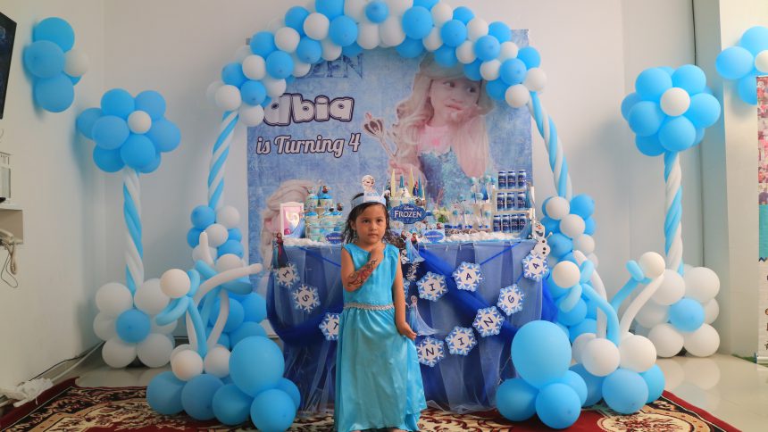 Birthday Party Abia, like Princess Elsa Frozen